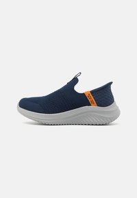 Skechers - SLIP-INS STRETCH - Sneaker low - navy/orange Thumbnail-Bild 1