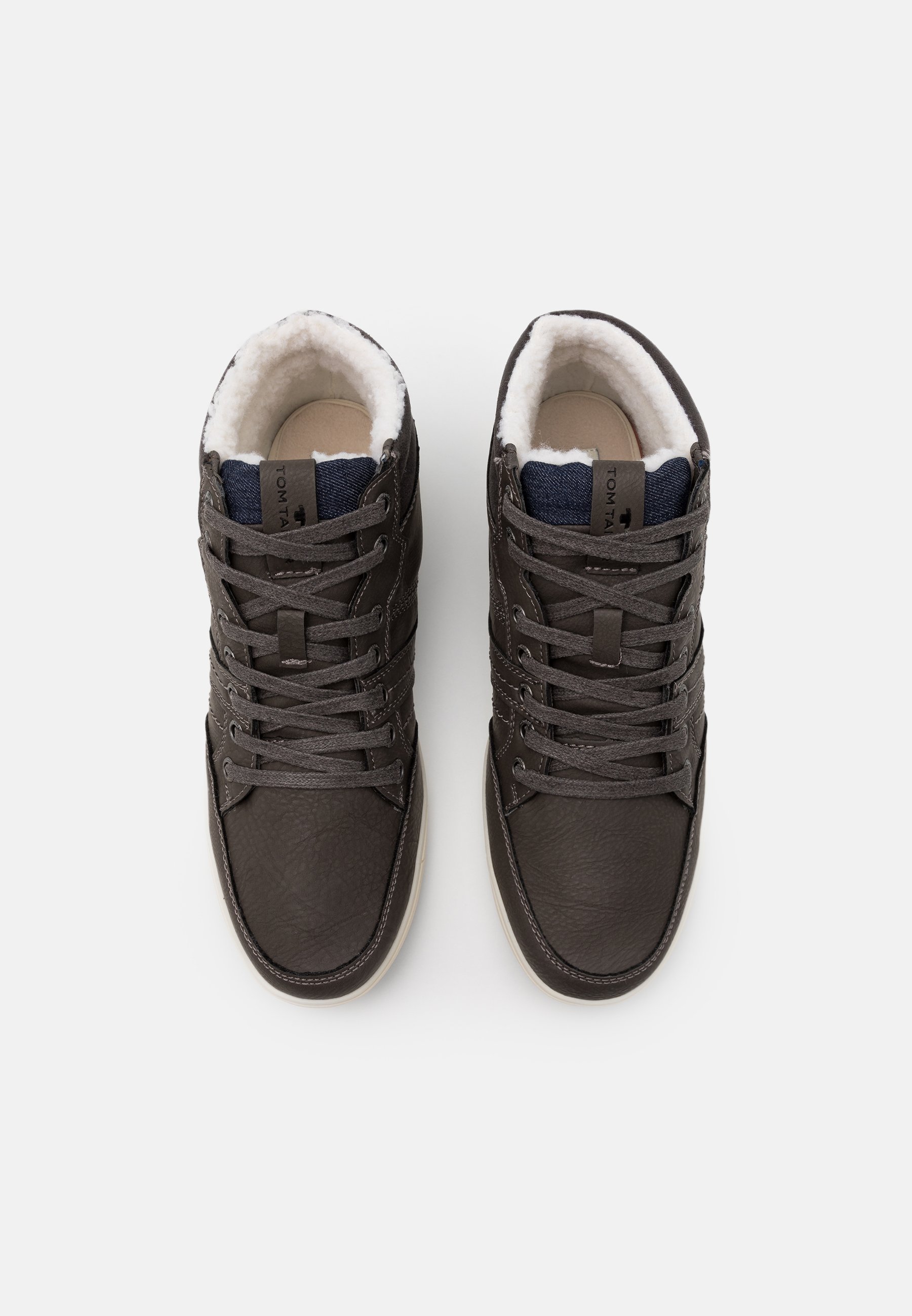 TOM TAILOR Høye joggesko coal Zalando.no TOM TAILOR Joggesko coal Zalando.no