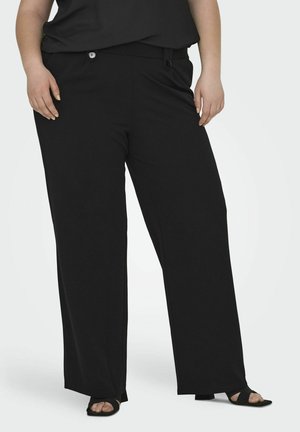 CARSANIA BUTTON - Trousers - black