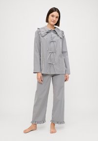 Sleeper LYBID PAJAMA WITH RUFFLED COLLAR - Set lenjerie de noapte - black/white