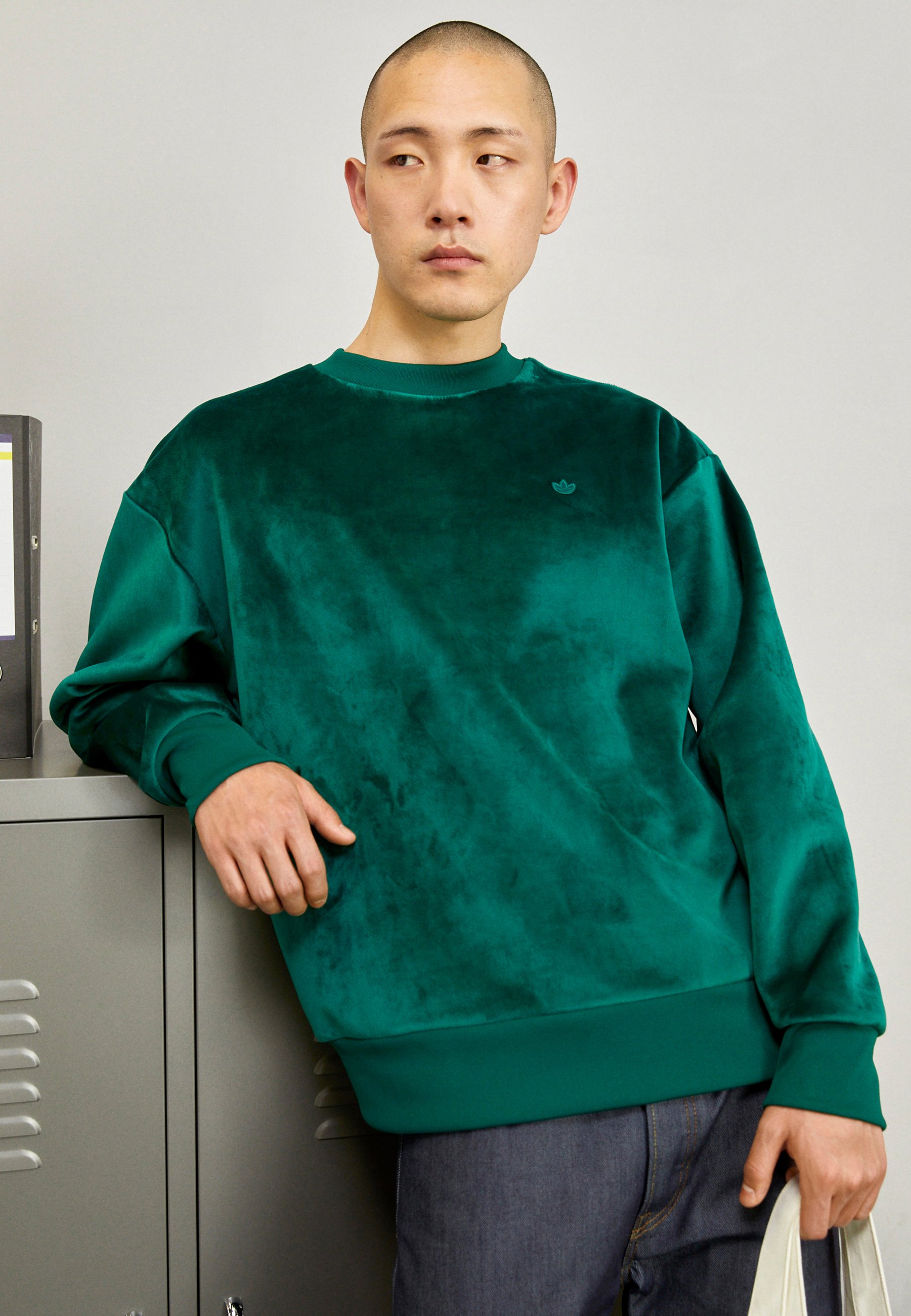 adidas pullover green