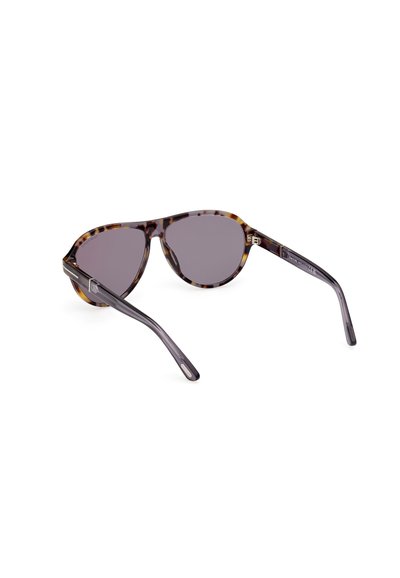 Tom Ford QUINCY - Solbriller - marrone chiaro grigio fumo specchiato