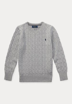 Polo Ralph Lauren, CABLE-KNIT COTTON SWEATER 7-14Y - Maglione - andover heather