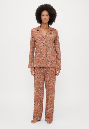 NOTCH COLLAR PAJAMA - Pyjama - red