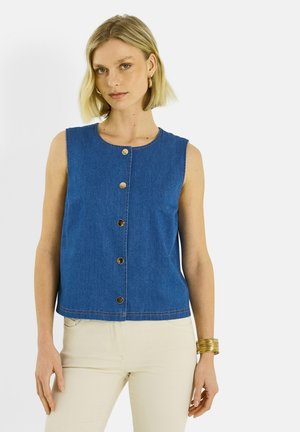 SANS MANCHES - Blouse - stone