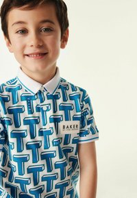 Baker by Ted Baker GEOMETRIC REGULAR FIT - Polotričko - blue