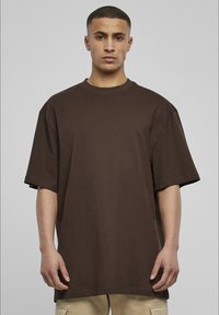 Urban Classics - TALL TEE - T-shirt basic - brown Miniatuurafbeelding 1