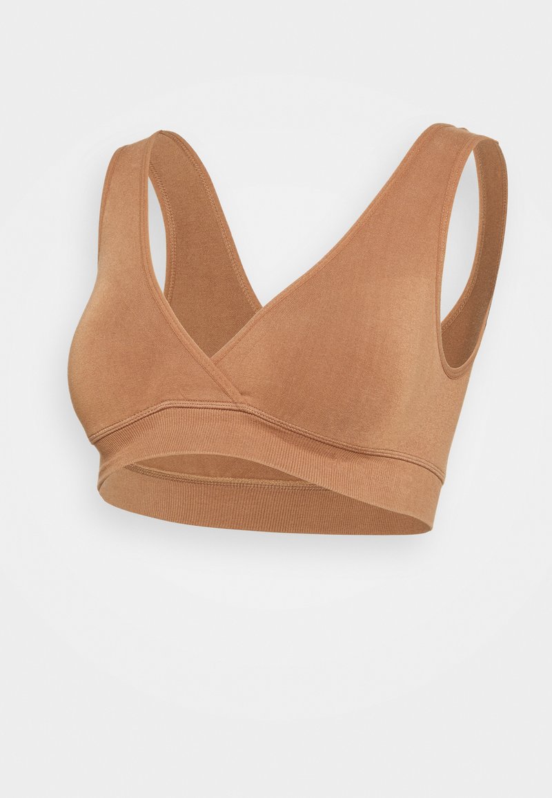 MAGIC Bodyfashion - BAMBOO SOFT BRA - Korsetes izstrādājums ar stīpiņām - mocha, Palielināt