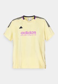 adidas Sportswear TIRO CUT STRIPES BOYFRIEND - Tričko s potlačou - almost yellow