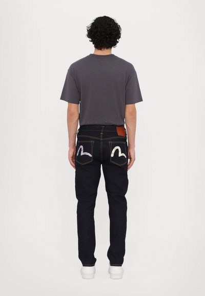 Evisu SEAGULL PRINTED POCKET - Blugi drepți - indigo