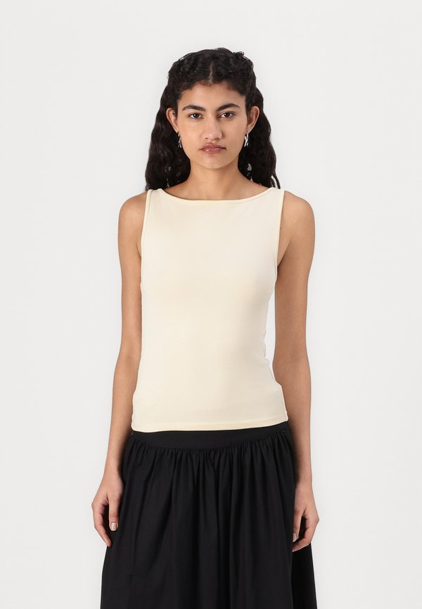 BOAT NECK TANK - Top - vanilla