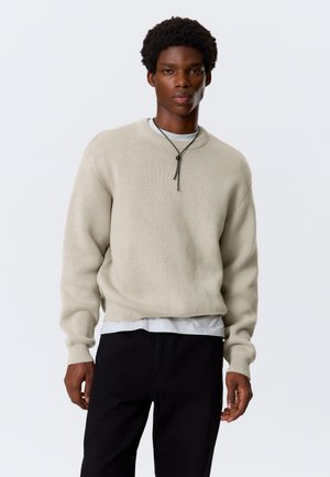 Weekday Pulover - beige