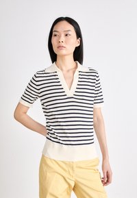 GANT FINE RUGGER - Print T-shirt - cream