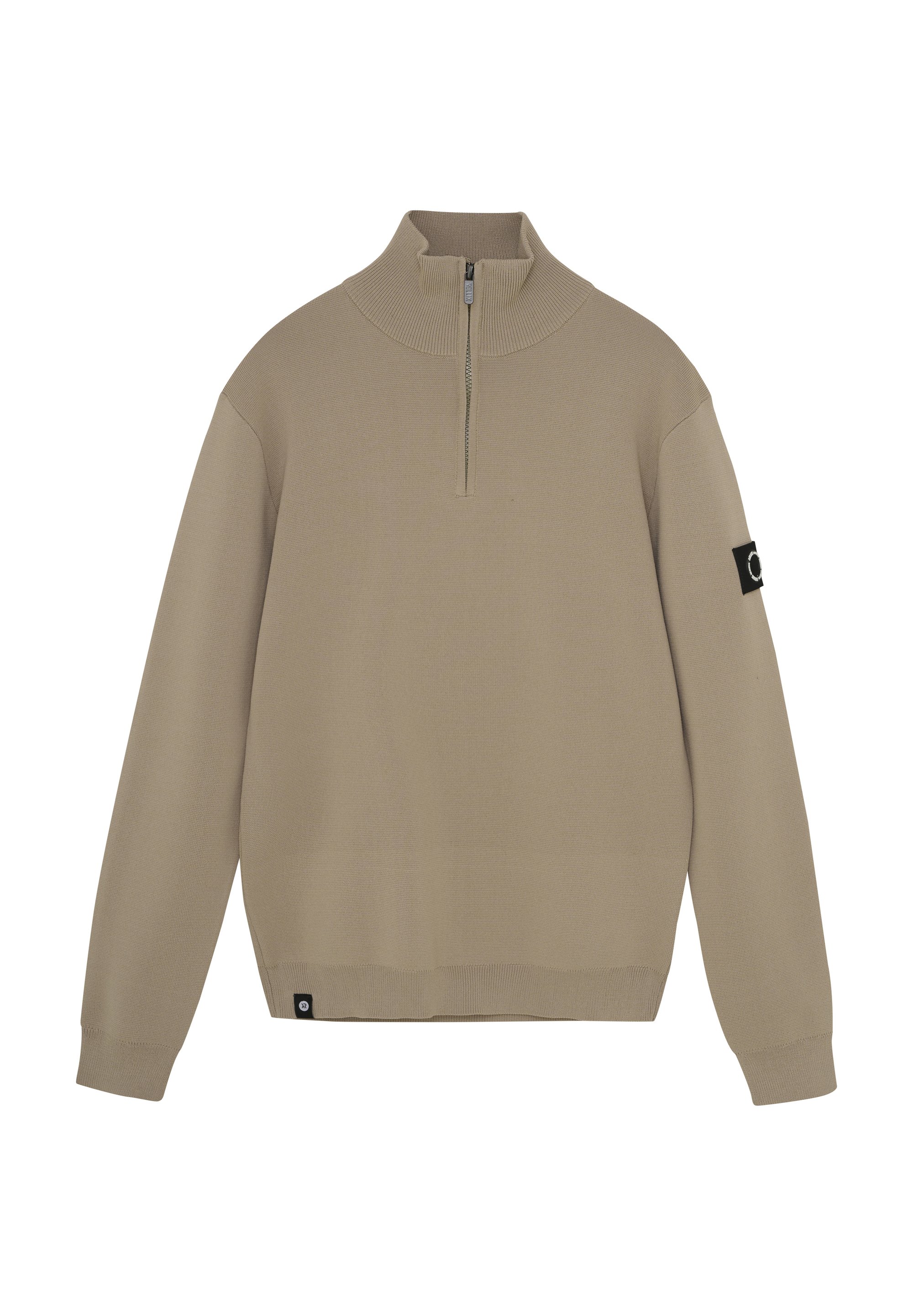 Rellix ZIP COLLAR Striktrøje weathered teak/sand