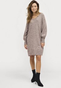 Ellos Collection KLEID - Gebreide jurk - beige