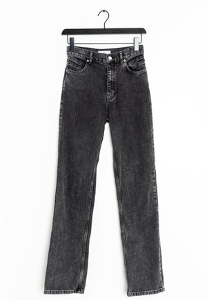 Mango Jeans Straight Leg - black