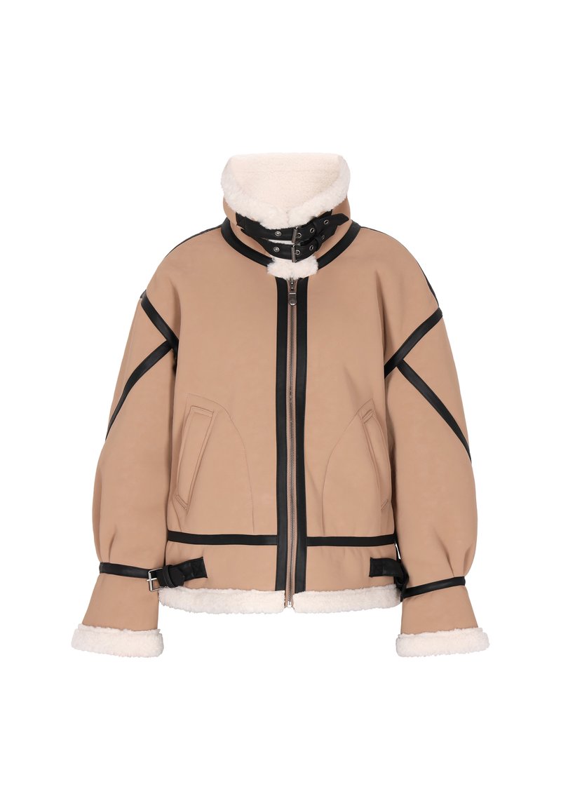 dreimaster Winterjas bruin dreimaster Winterjas bruin