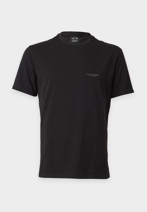 Armani Exchange, EXTRA SLIM - Βασικό μπλουζάκι - black