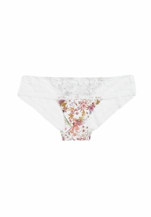 BOTANICAL FLORAL PRINT - Kratke gaće - white