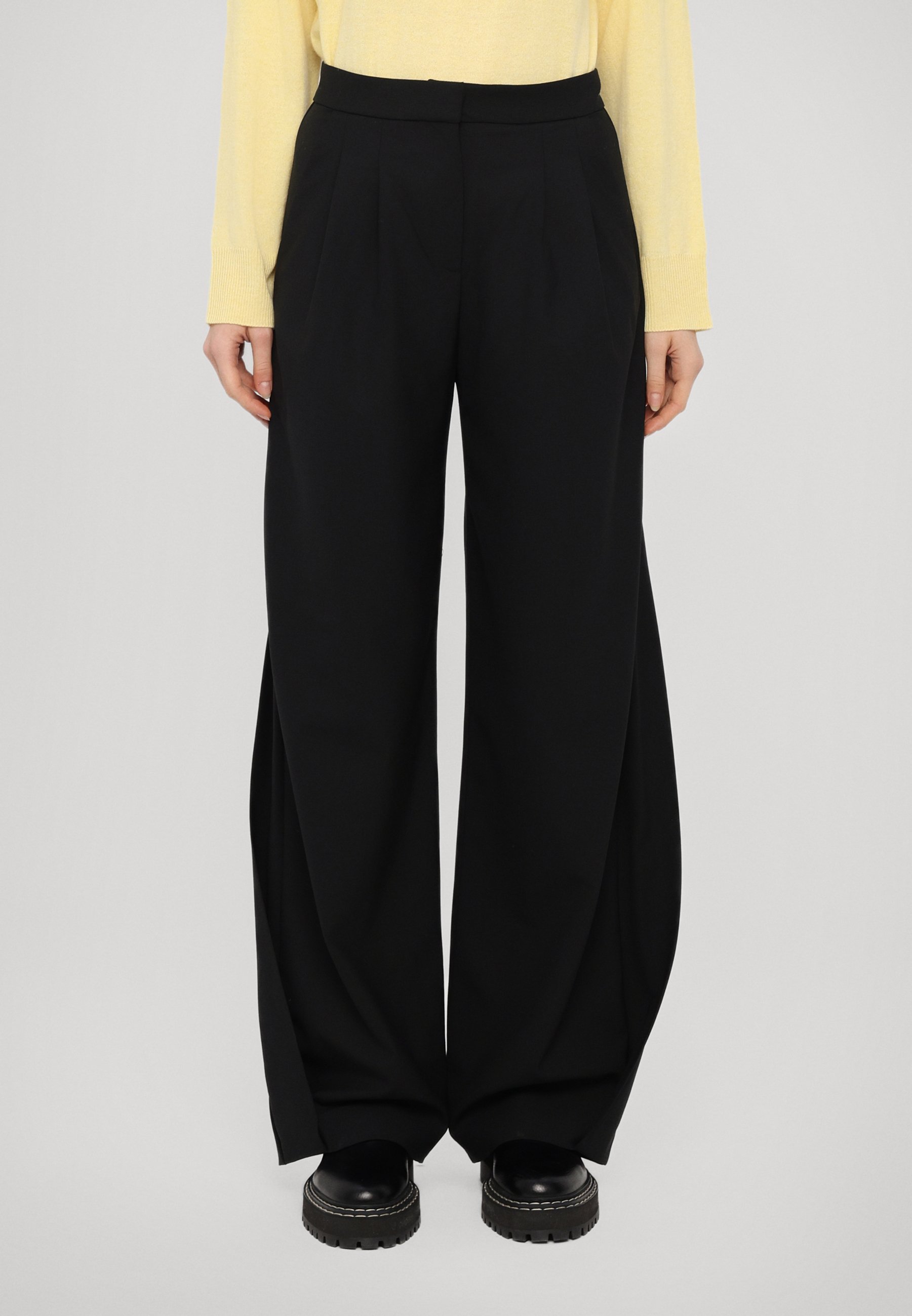 【送料&関税込】IRO Cirse Pants In Black Polyester Iro CIRSE - Trousers - black - Zalando