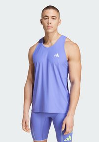 adidas Performance - TANK - Topp - semi blue Väikepilt 1