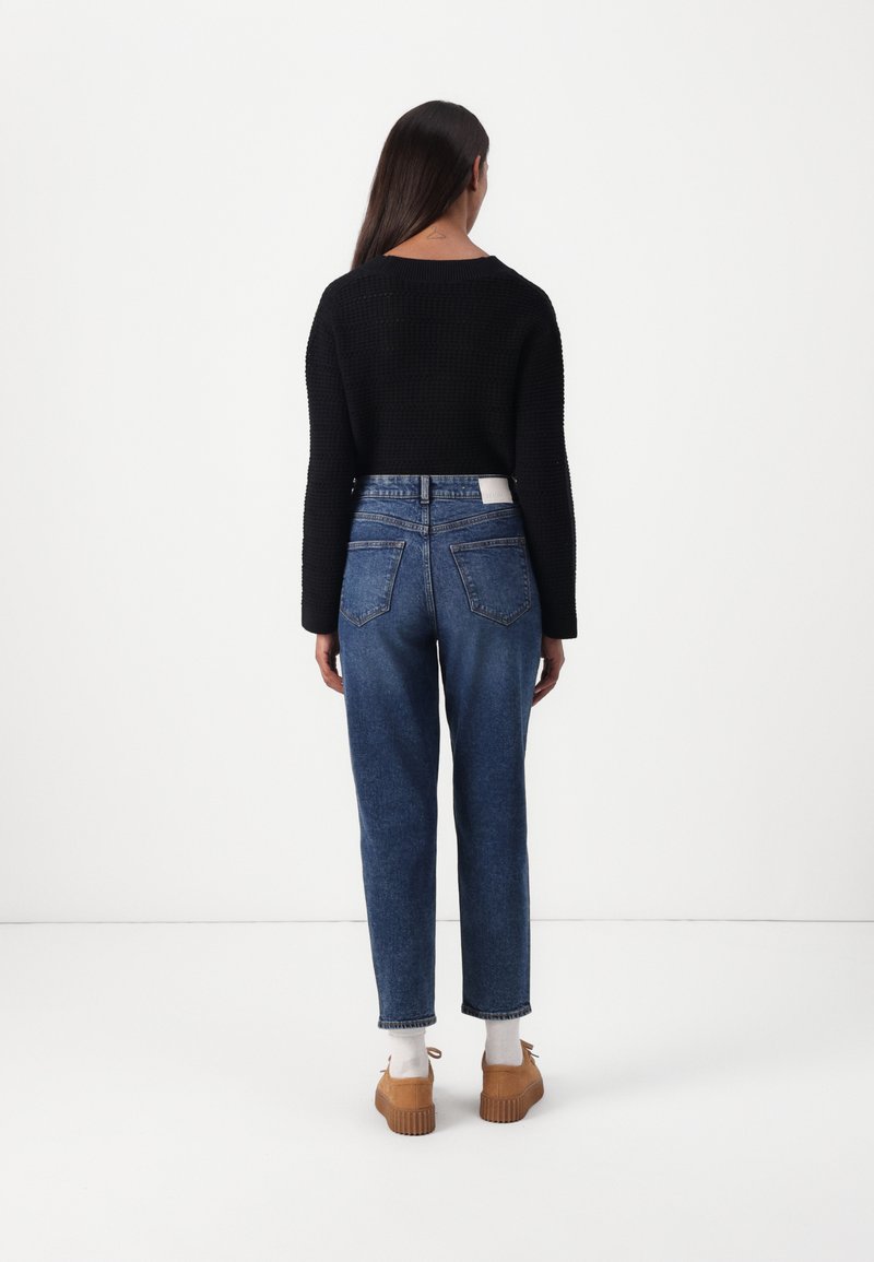 TOM TAILOR DENIM TTLINLEY Mom Mom Jeans used dark stone blue