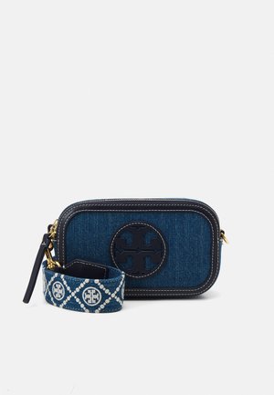 Tory Burch MILLER MINI CROSSBODY BAG - Schoudertas - denim multi