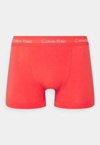 Calvin Klein Underwear TRUNK 3 PACK COTTON STRETCH - Cuecas boxer - black/grey heather/punch pink