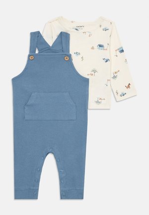 OVERALL SET - Montérky - dark blue/off-white