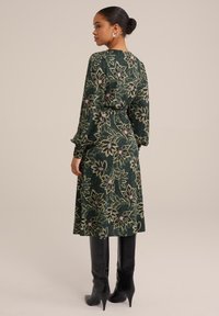 WE Fashion Jerseyklänning - green