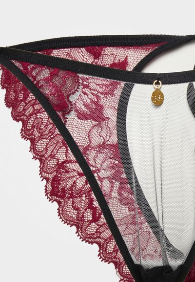 Agent Provocateur OTTA TIE SIDE - Fecskék - black/red