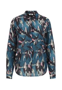 Bluza z gumbi - turquoise