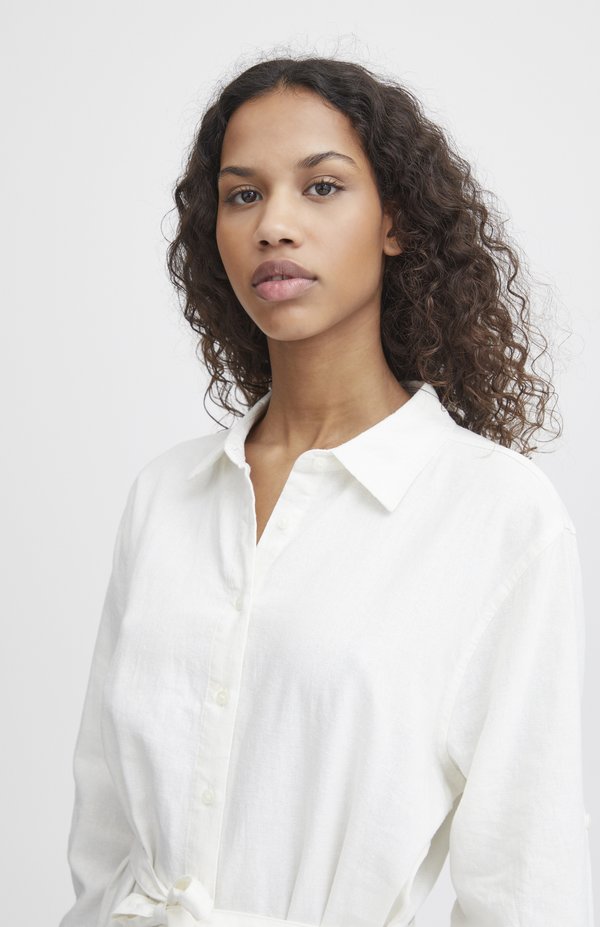 IHLINO - Shirt dress - cloud dancer3