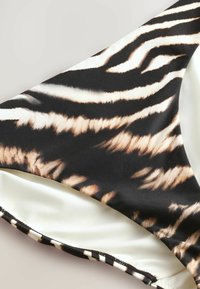 Slip bikini - black brown zebra