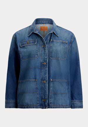 Lauren Ralph Lauren Woman DENIM SHIRT JACKET - Denimová bunda - harvest wash