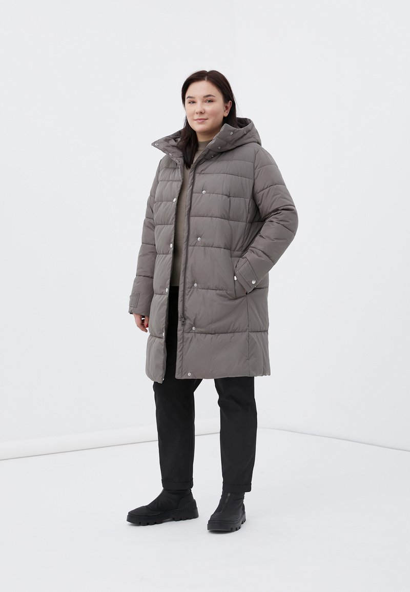 Damen Parkas | Finn Flare Wintermantel dark brown/dunkelbraun - FY34865 Damen Parkas | Finn Flare Wintermantel dark brown/dunkelbraun - FY34865