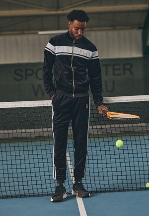 Sergio Tacchini DAMARINDO VELOUR TRACKSUIT - Tracksuit - black