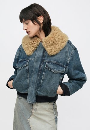 THE SHEARLING AVIATOR - Kurtka jeansowa