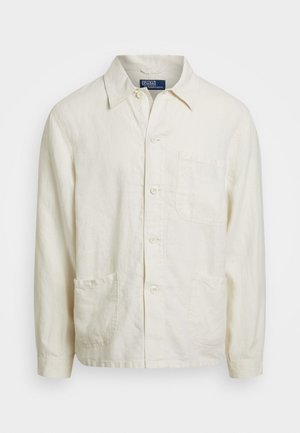 Polo Ralph Lauren LINEN UTILITY JACKET - Chaqueta de entretiempo - antique cream