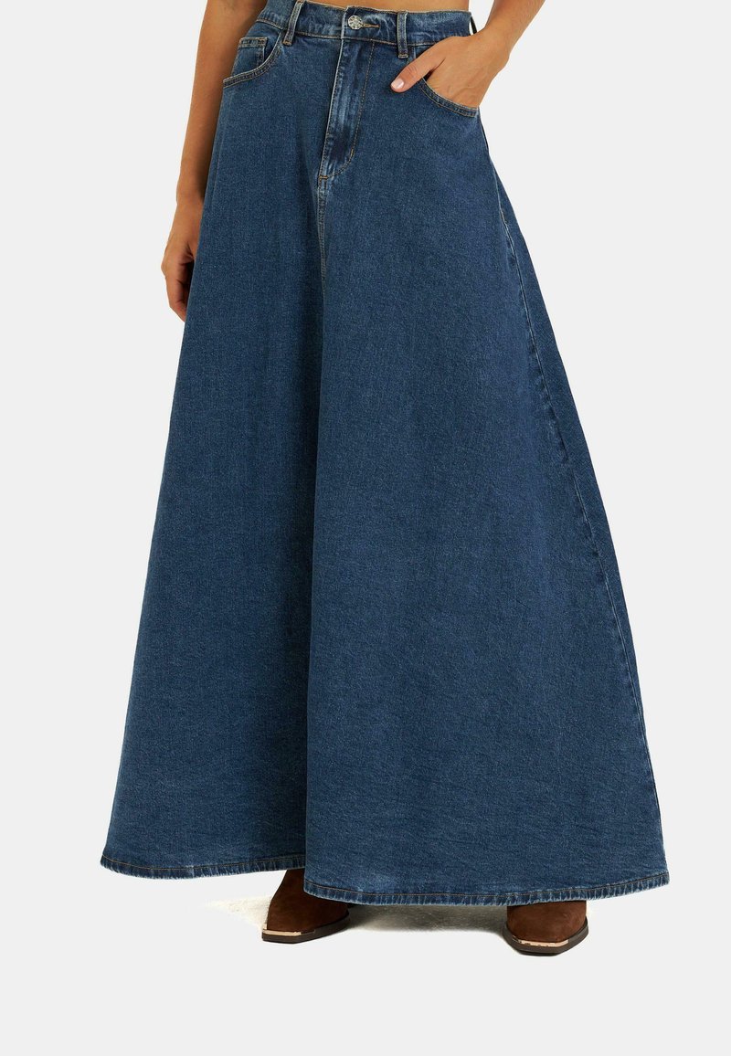 Alma en Pena Falda larga - azul