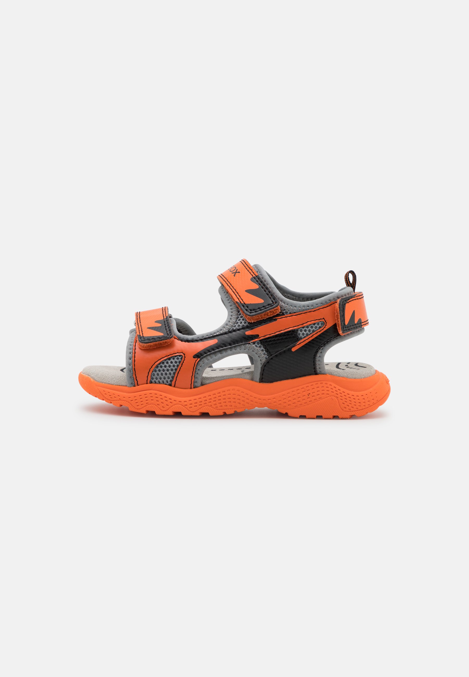 Geox SPLUSH BOY - Sandali da trekking - orange/black/arancione - Zalando.it