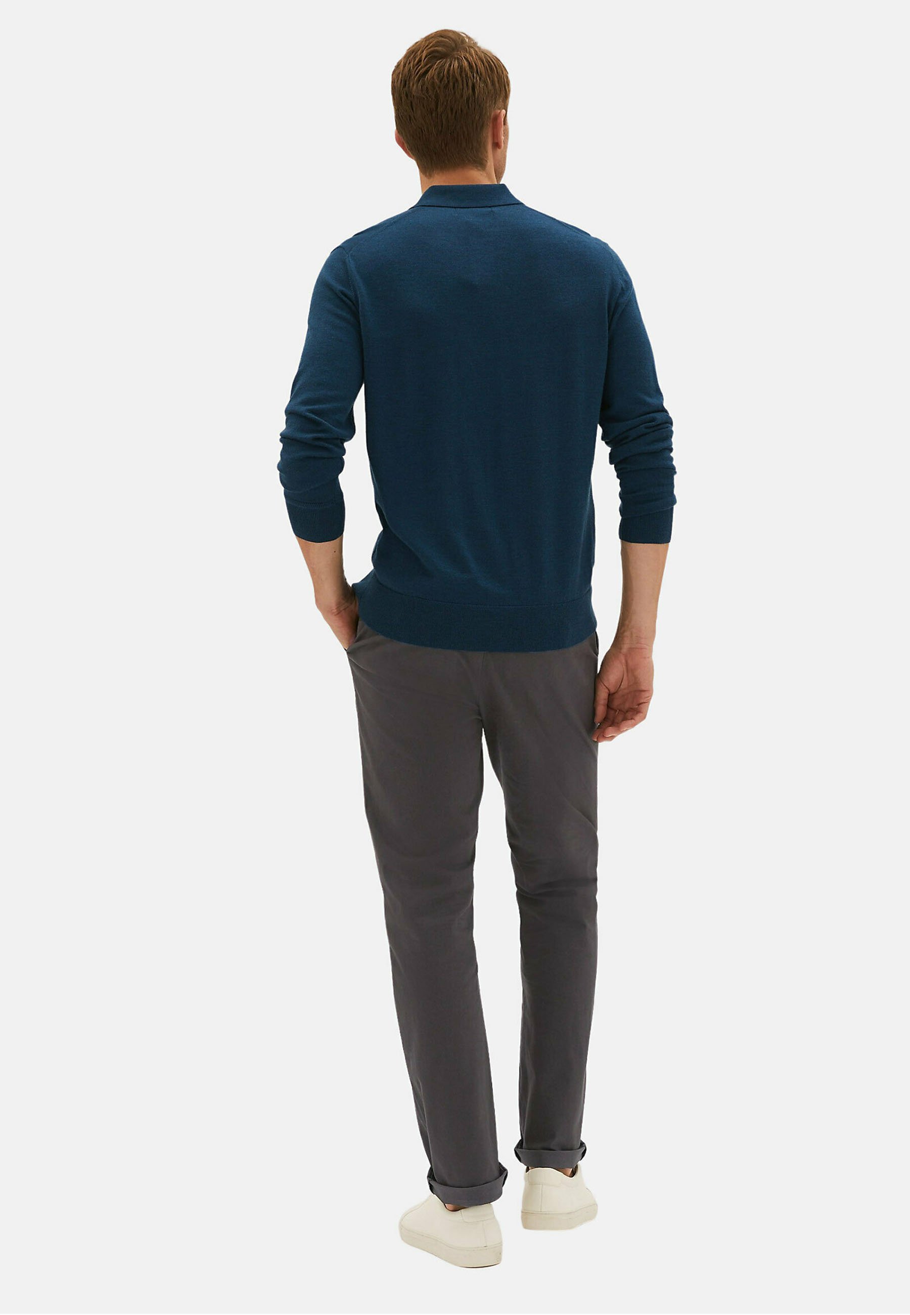STRETCH - Trousers - dark charcoal 