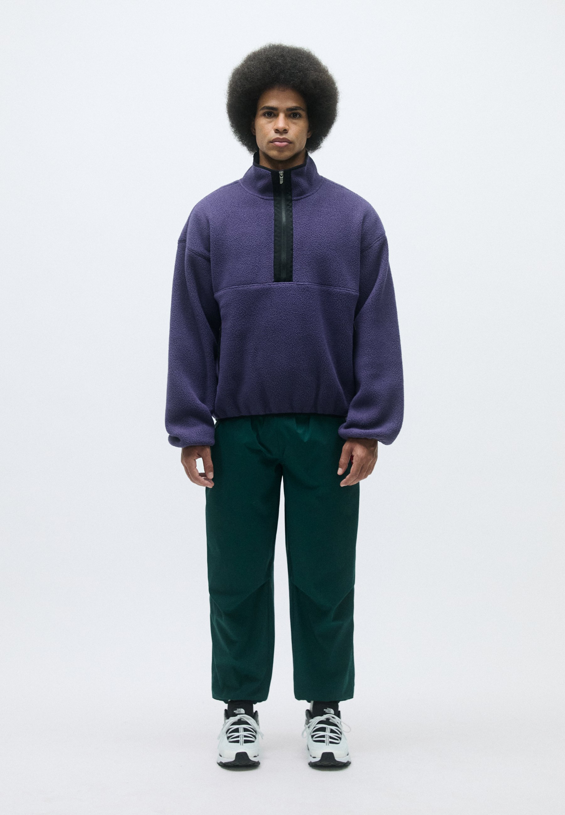 The North Face REDBOX 1/2 ZIP FLEECE - Fleece jumper - eternal