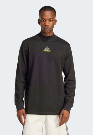 LONG SLEEVE MOCK NECK LONG-SLEEVE - Longsleeve - black