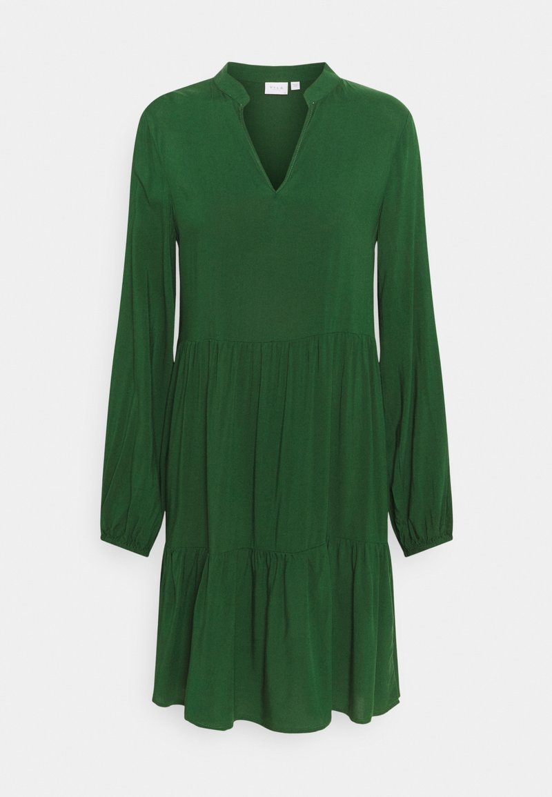 VILA Vardagsklänning - dark green