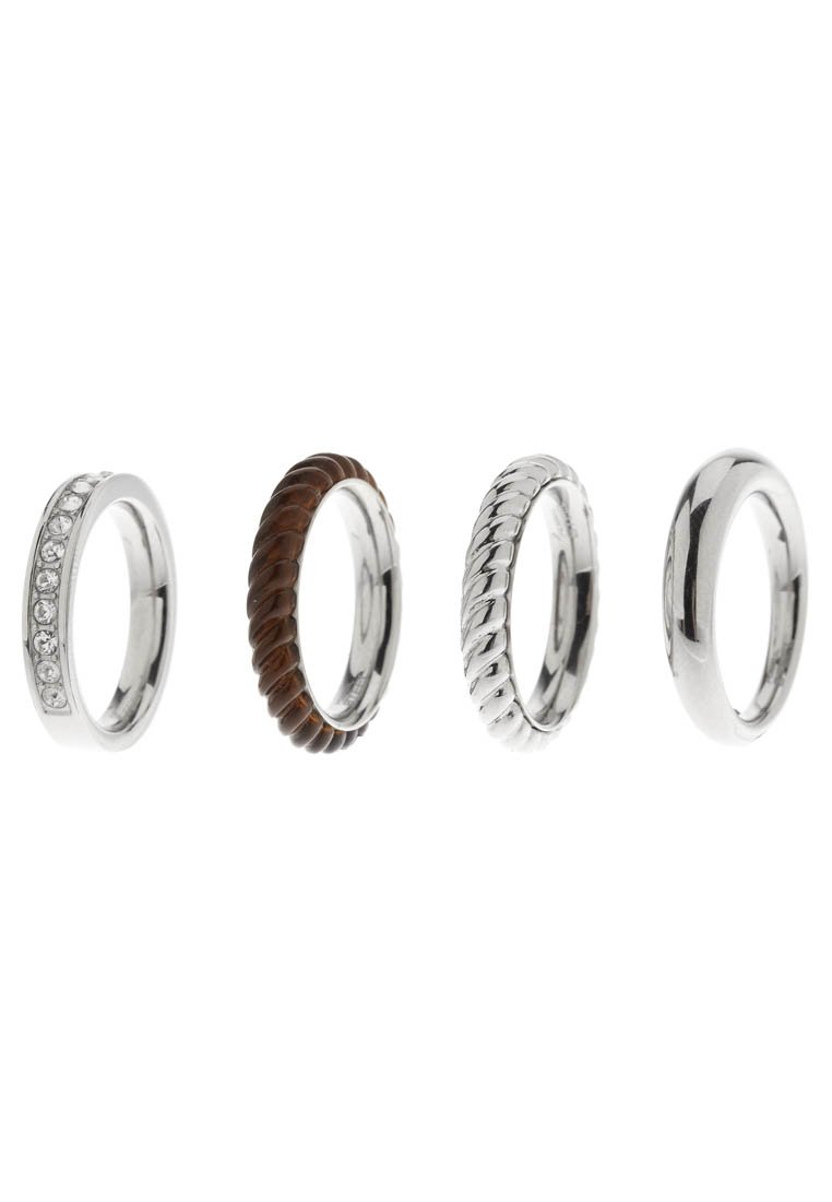 Fossil Ring Silber Zalando De