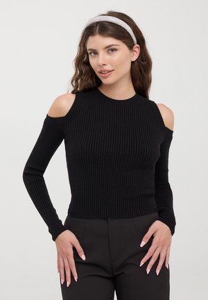 Terranova A CON CUT-OUT SULLE SPALLE - Maglione - nero