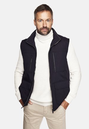 TOUCH - Waistcoat - dunkelblau