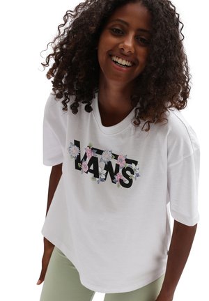 FLOW RINA - T-shirt con stampa - white