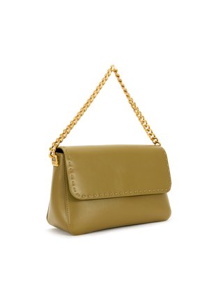 SMALL WITH STITCHED COVER - Handtas - olive